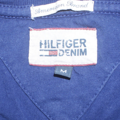 Womens UK Size M Tommy Hilfiger Blue Basic T-Shirt