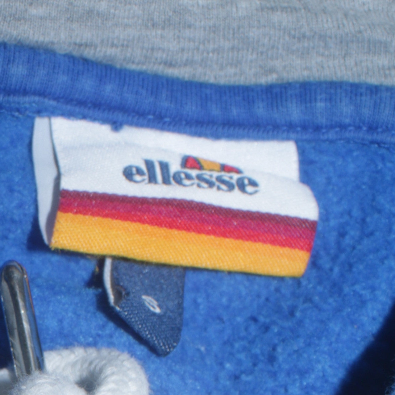 Mens UK Size S ellesse Blue Pullover Hoodie