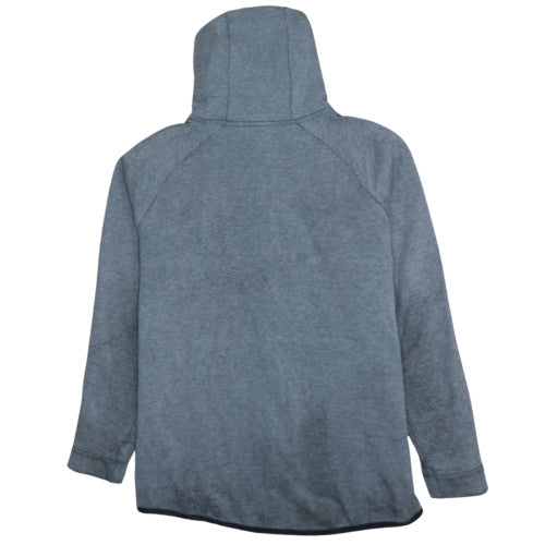 Mens UK Size L Nike Grey Full Zip Hoodie