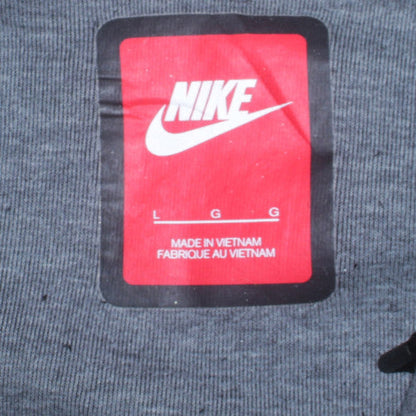 Mens UK Size L Nike Grey Full Zip Hoodie