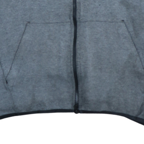 Mens UK Size L Nike Grey Full Zip Hoodie