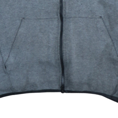 Mens UK Size L Nike Grey Full Zip Hoodie