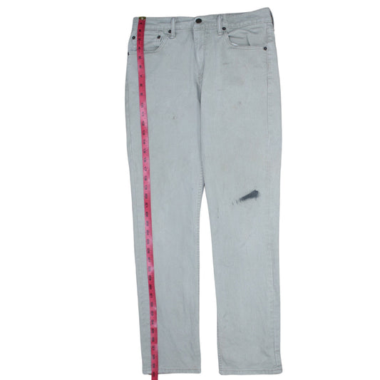 Levi Strauss Men's Grey 511 Slim Fit Denim Jeans W32 L32