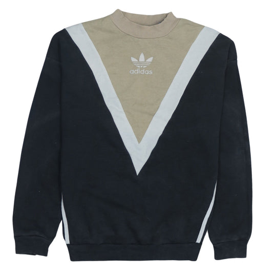 Womens UK Size 4 adidas Beige Pullover Sweatshirt