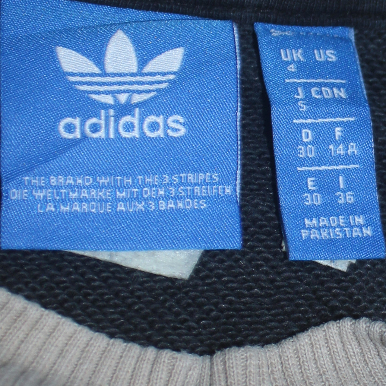 Womens UK Size 4 adidas Beige Pullover Sweatshirt