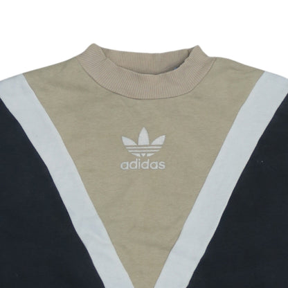 Womens UK Size 4 adidas Beige Pullover Sweatshirt