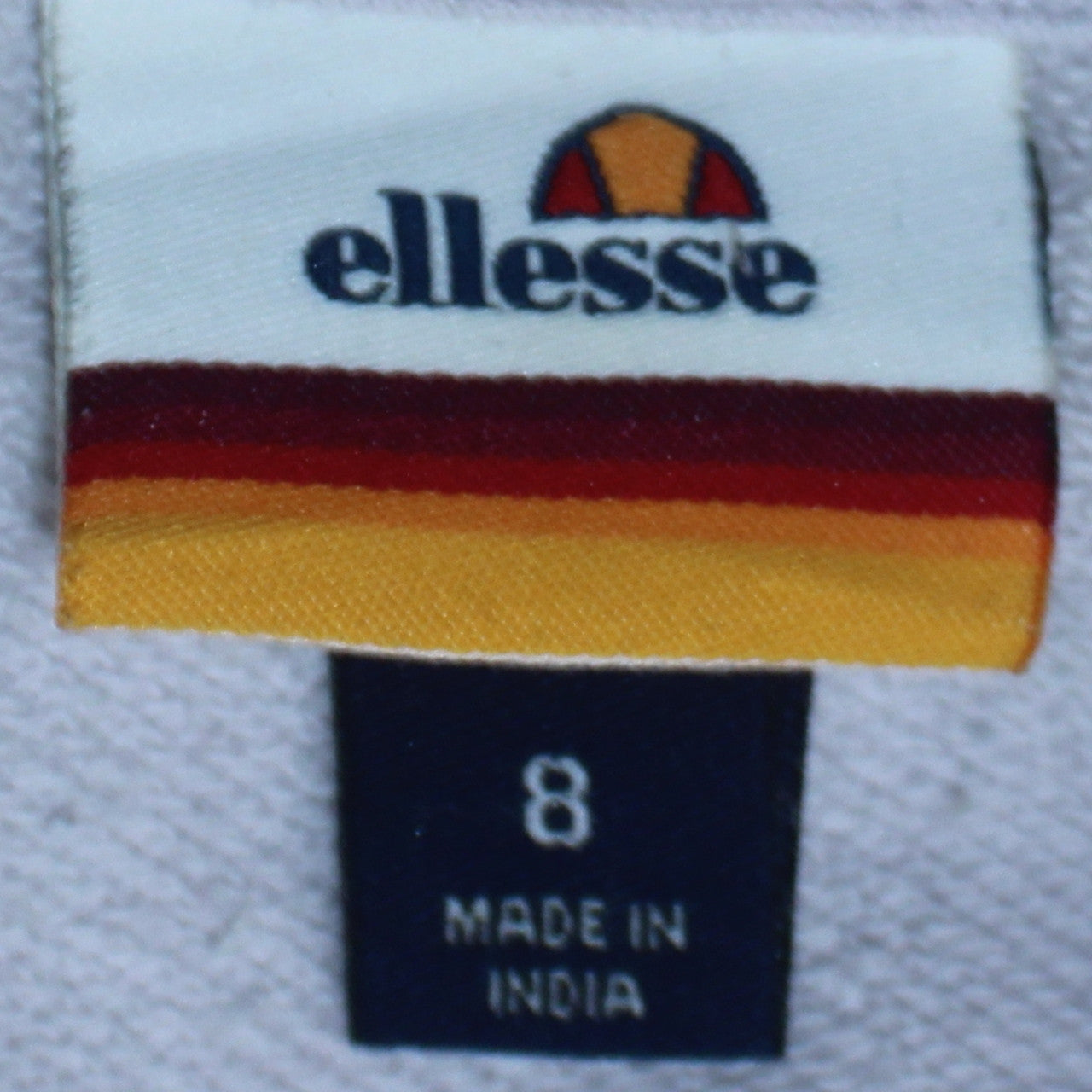 Womens UK Size 8 ellesse White Pullover Sweatshirt