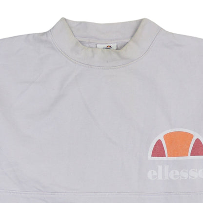 Womens UK Size 8 ellesse White Pullover Sweatshirt