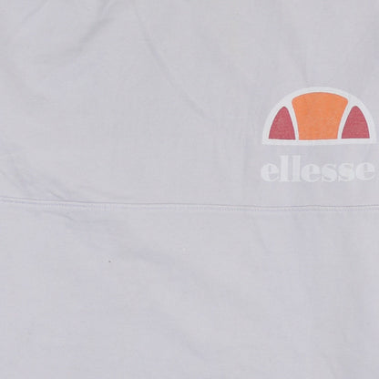 Womens UK Size 8 ellesse White Pullover Sweatshirt