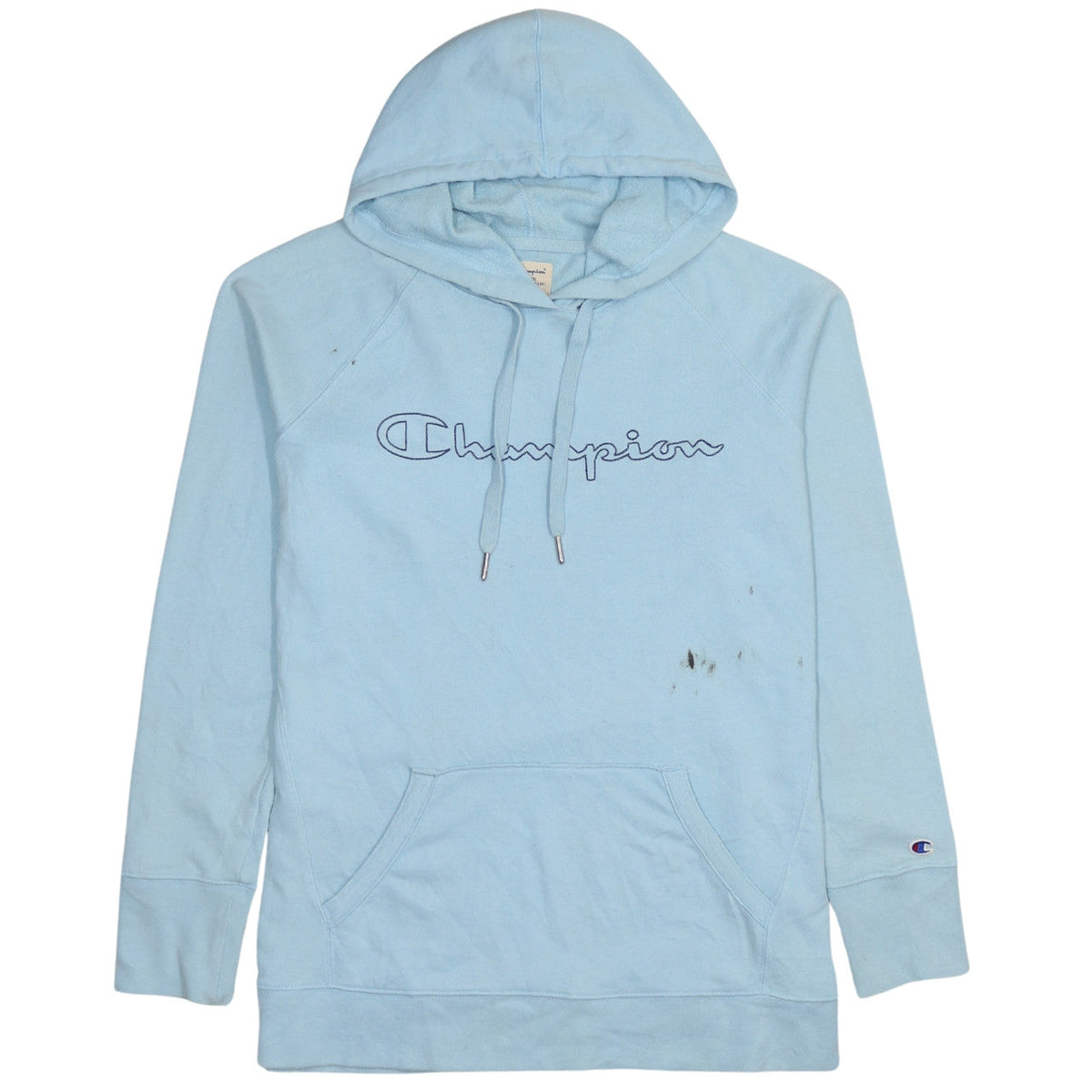 Mens UK Size M Champion Blue Pullover Hoodie