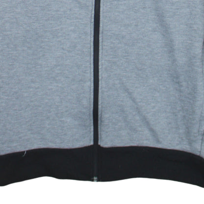 Mens UK Size L adidas Grey Full Zip Hoodie
