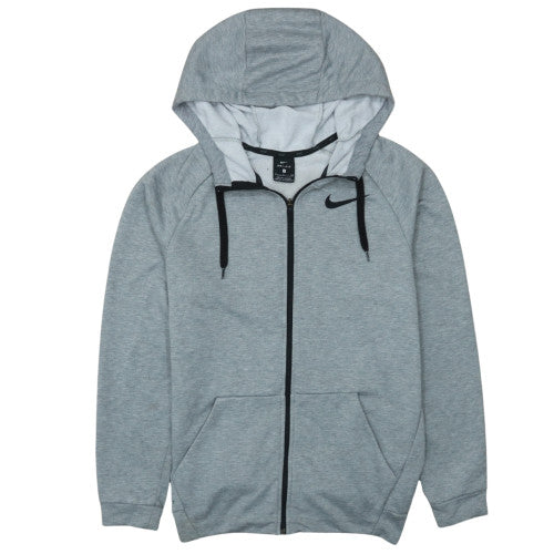 Mens UK Size S Nike Grey Full Zip Hoodie