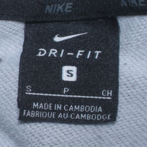Mens UK Size S Nike Grey Full Zip Hoodie