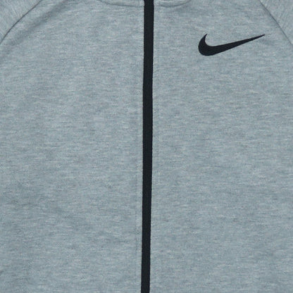 Mens UK Size S Nike Grey Full Zip Hoodie