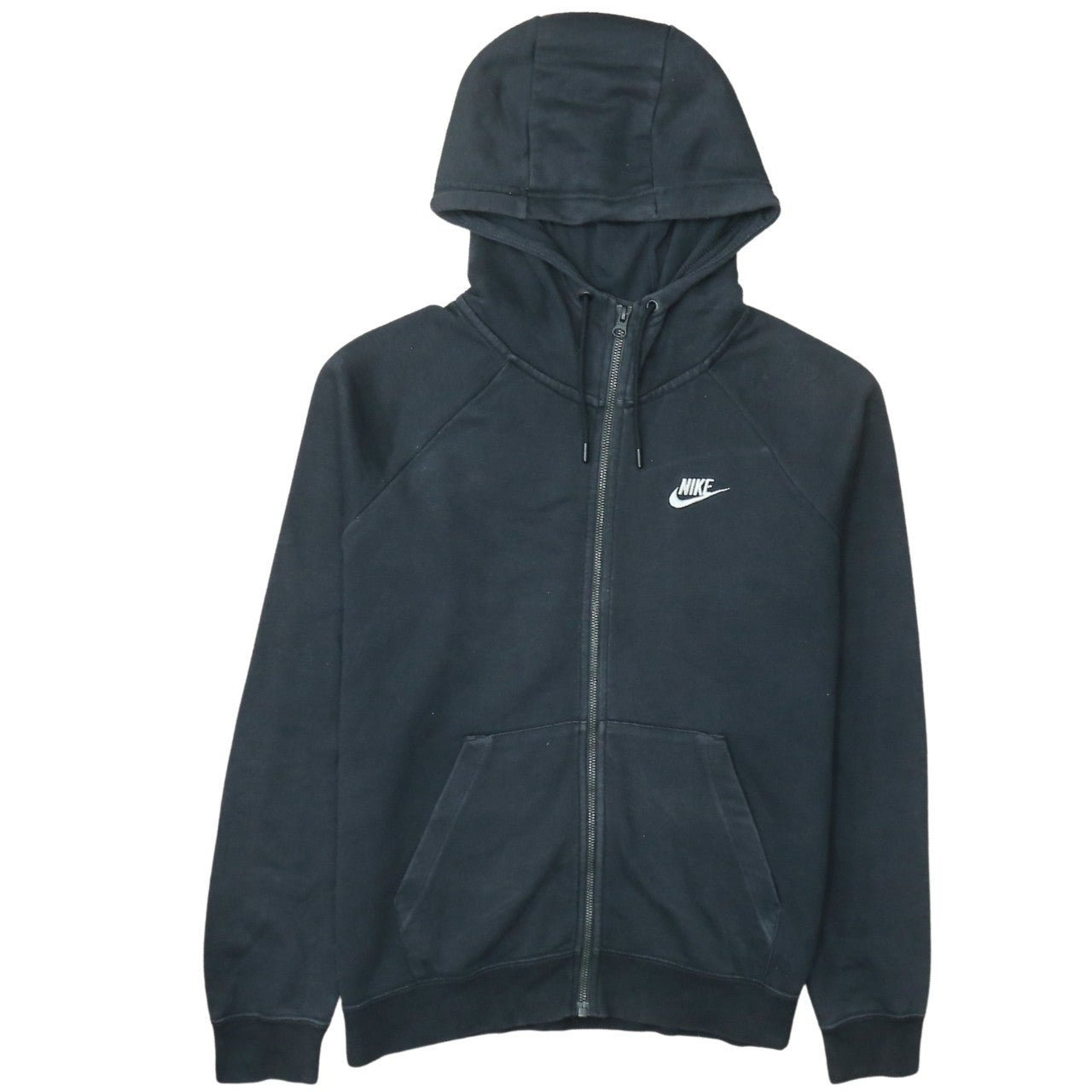 Mens UK Size M Nike Black Full Zip Hoodie