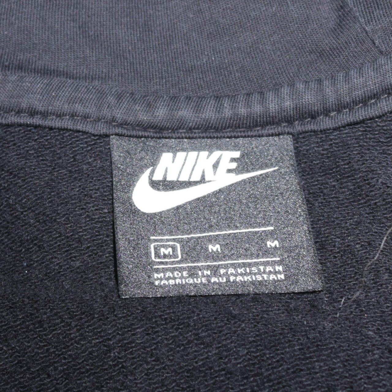 Mens UK Size M Nike Black Full Zip Hoodie