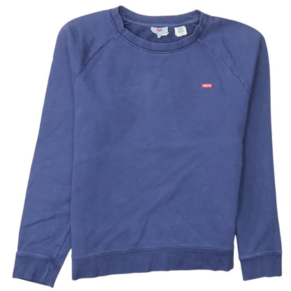Mens UK Size S Levi's Blue Pullover Sweatshirt