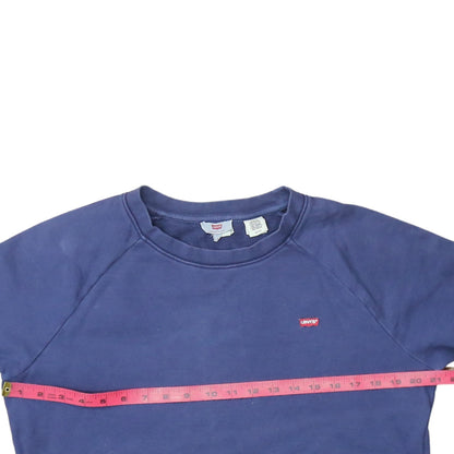 Mens UK Size S Levi's Blue Pullover Sweatshirt