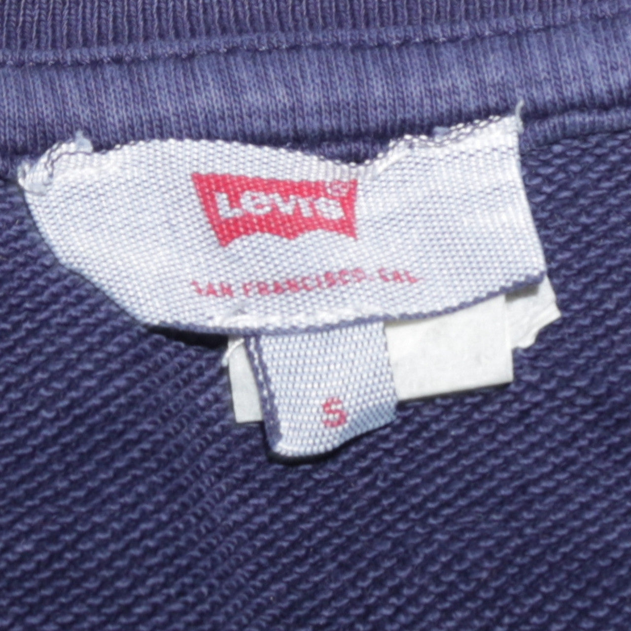 Mens UK Size S Levi's Blue Pullover Sweatshirt