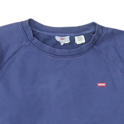 Mens UK Size S Levi's Blue Pullover Sweatshirt