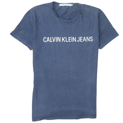 Mens UK Size M Calvin Klein Jeans Blue  T-Shirt