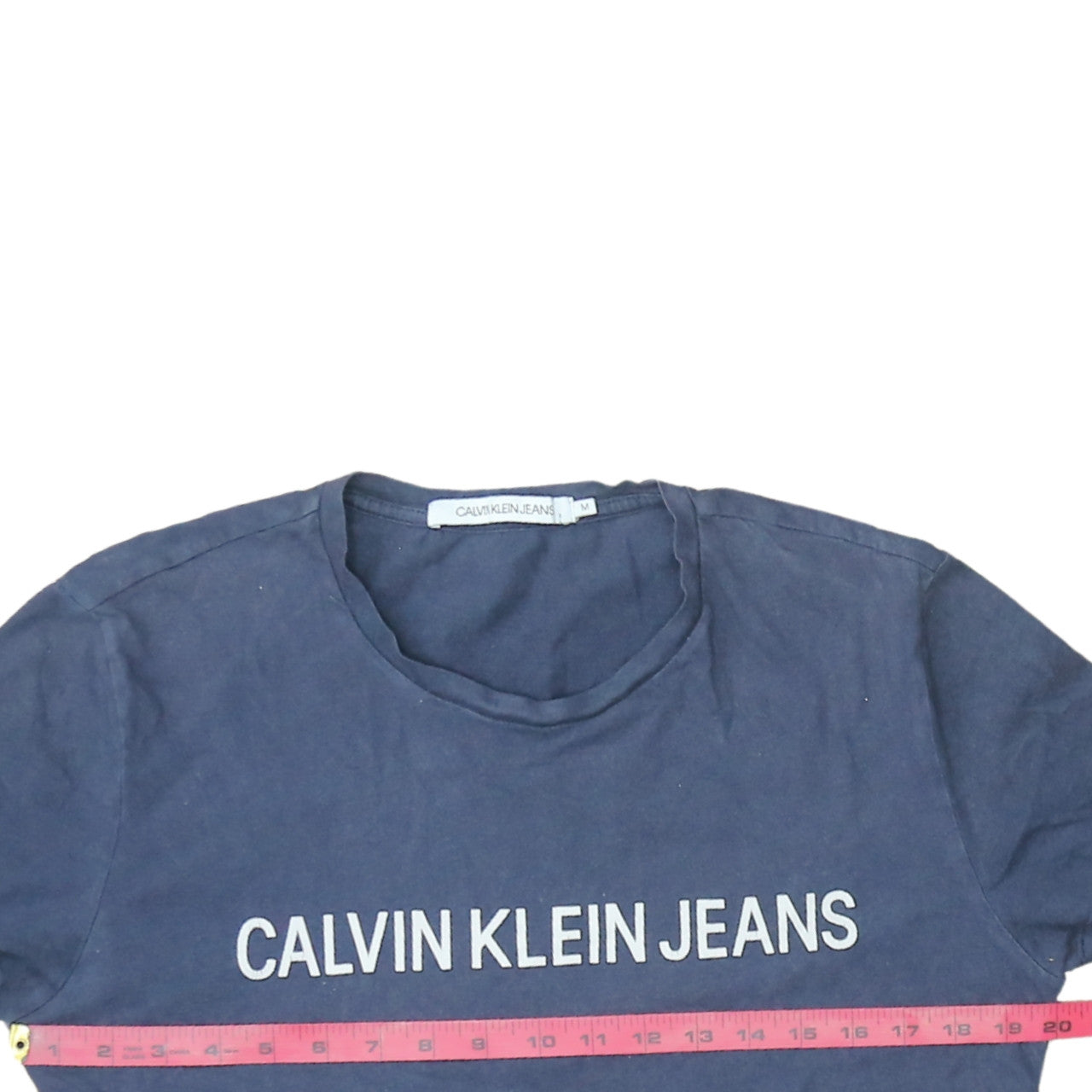 Mens UK Size M Calvin Klein Jeans Blue  T-Shirt