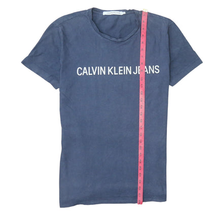 Mens UK Size M Calvin Klein Jeans Blue  T-Shirt