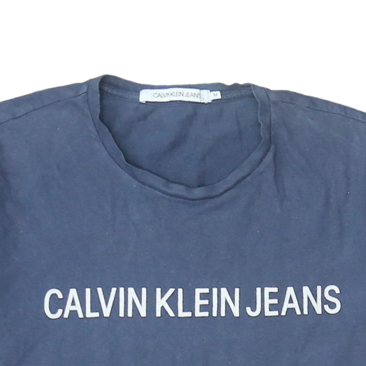 Mens UK Size M Calvin Klein Jeans Blue  T-Shirt
