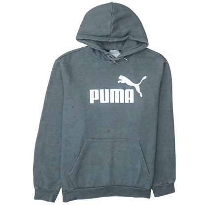 Mens UK Size L PUMA Grey Pullover Hoodie