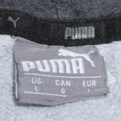 Mens UK Size L PUMA Grey Pullover Hoodie
