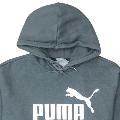 Mens UK Size L PUMA Grey Pullover Hoodie