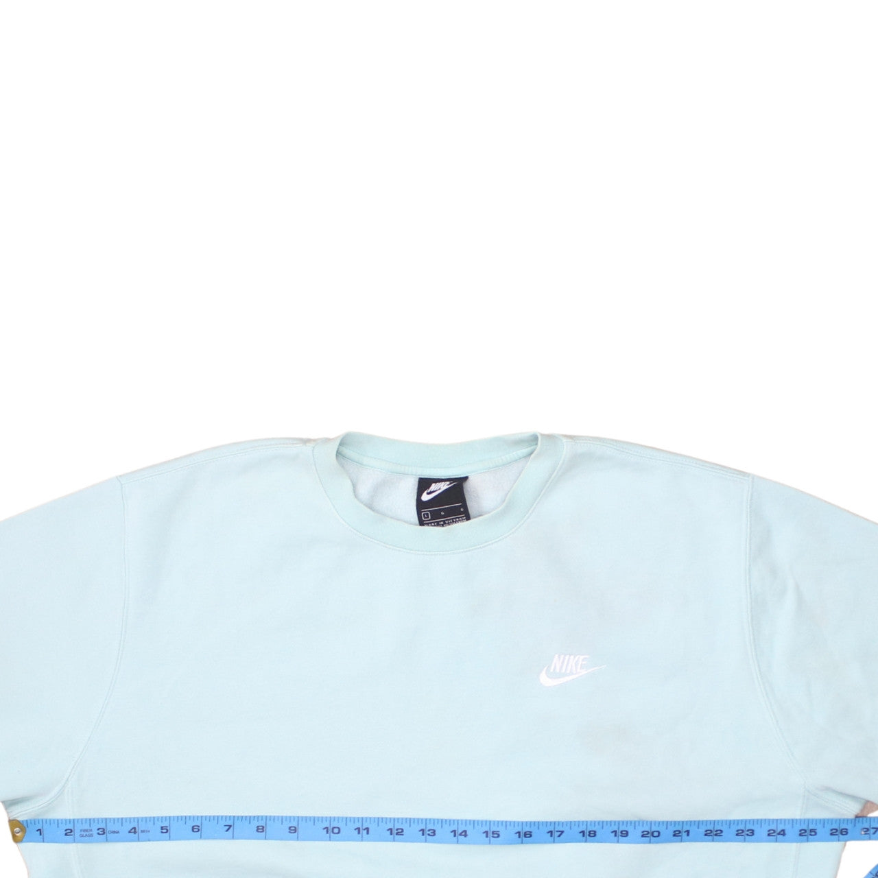 Womens UK Size L Nike Blue Pullover Sweatshirt