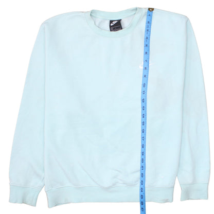 Womens UK Size L Nike Blue Pullover Sweatshirt