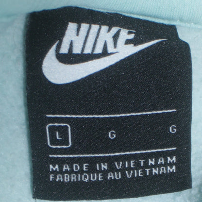 Womens UK Size L Nike Blue Pullover Sweatshirt