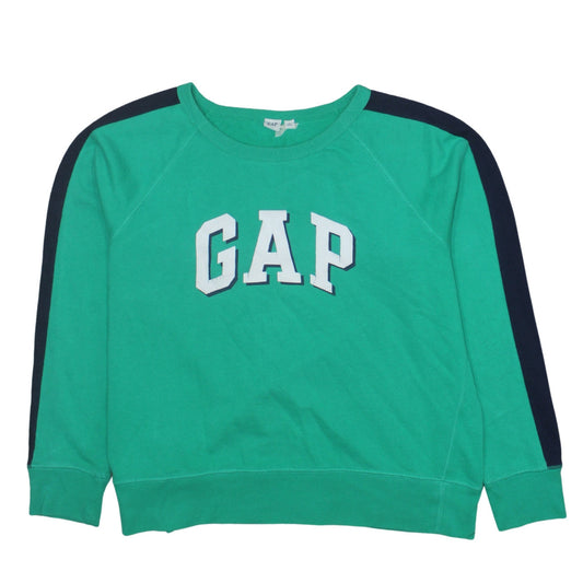 Womens UK Size XL Gap Green Pullover Sweatshirt
