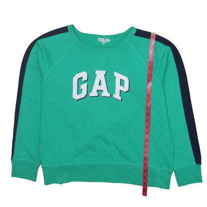 Womens UK Size XL Gap Green Pullover Sweatshirt