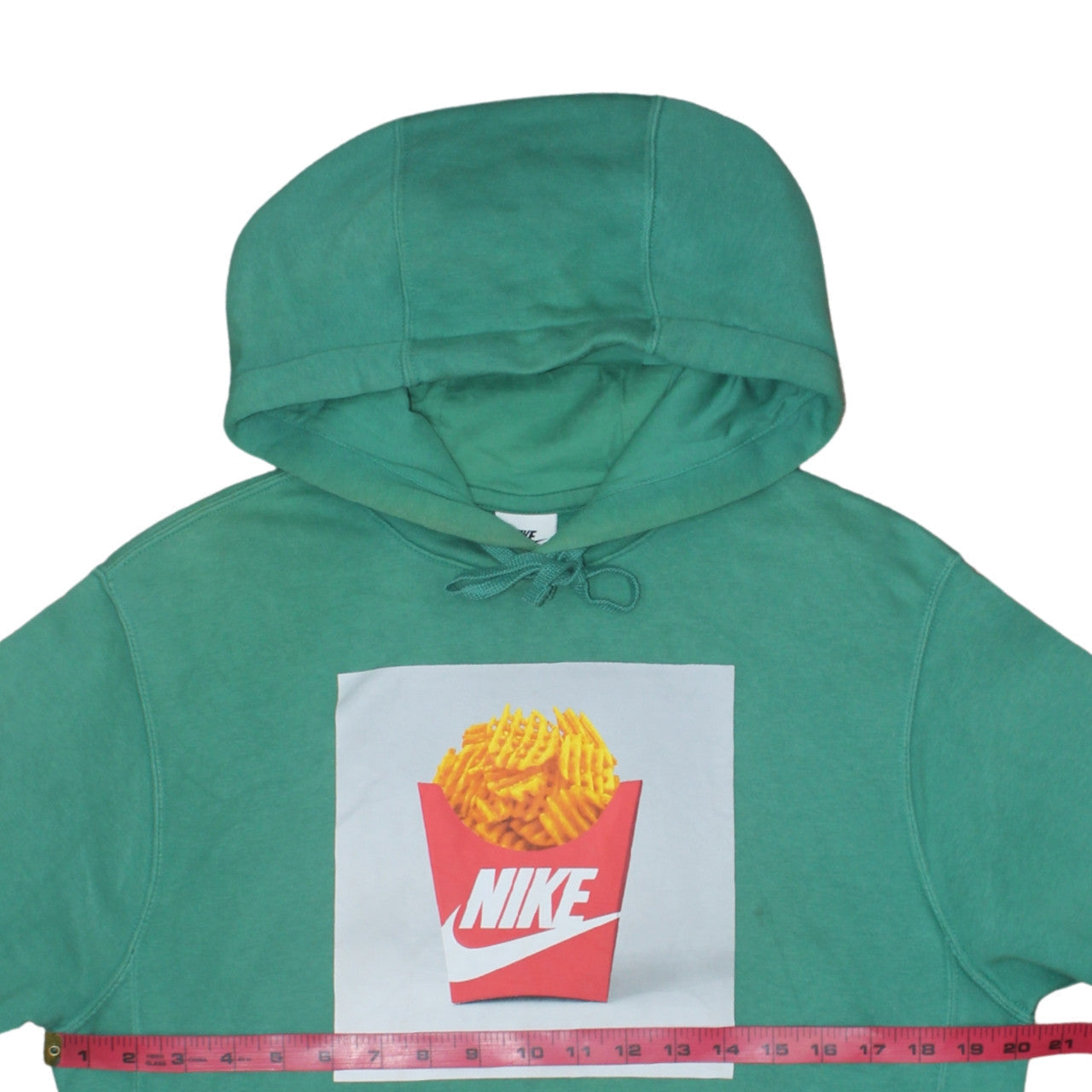 Mens UK Size XS Nike Green Pullover Hoodie