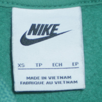 Mens UK Size XS Nike Green Pullover Hoodie