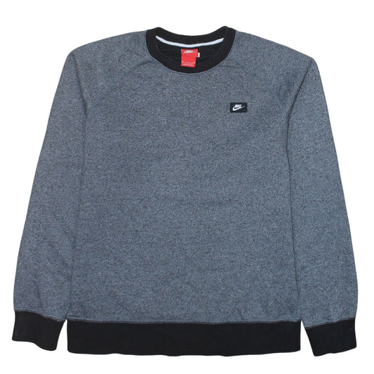 Mens UK Size M Nike Grey Pullover Sweatshirt