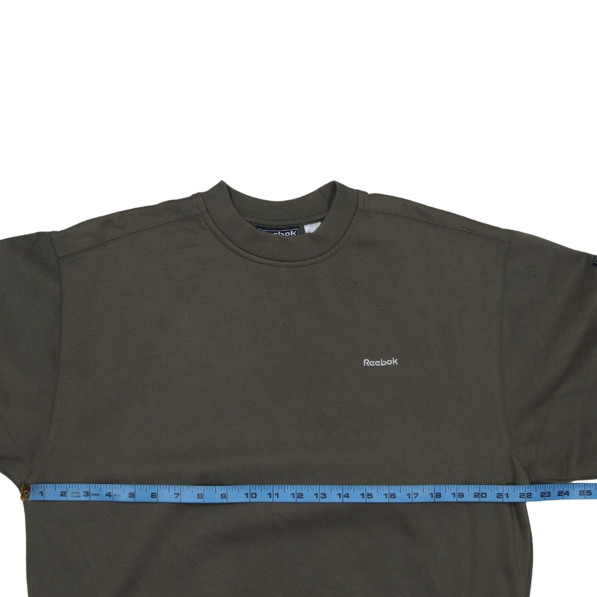 Mens UK Size M Reebok Green Pullover Sweatshirt
