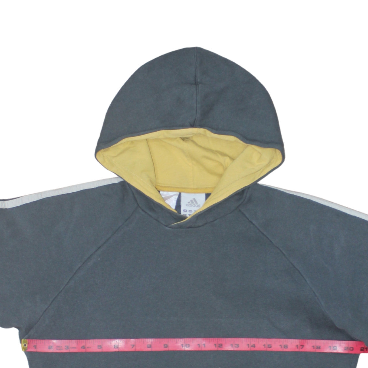 Teens UK Size 164 adidas Grey Pullover Hoodie