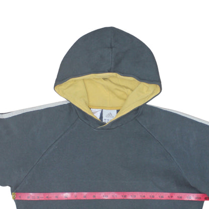 Teens UK Size 164 adidas Grey Pullover Hoodie