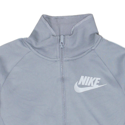 Womens UK Size S Nike Grey Full Zip Hoodie