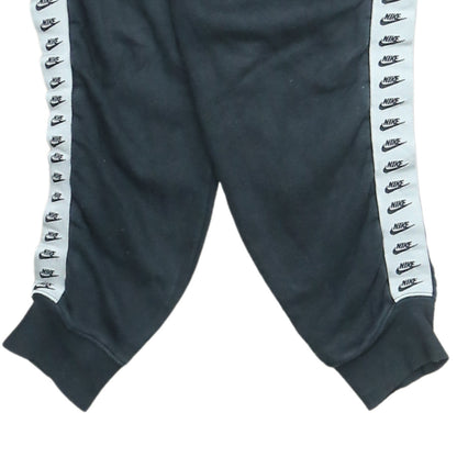 Mens UK Size S Nike Regular Fit Jogger Black Trousers