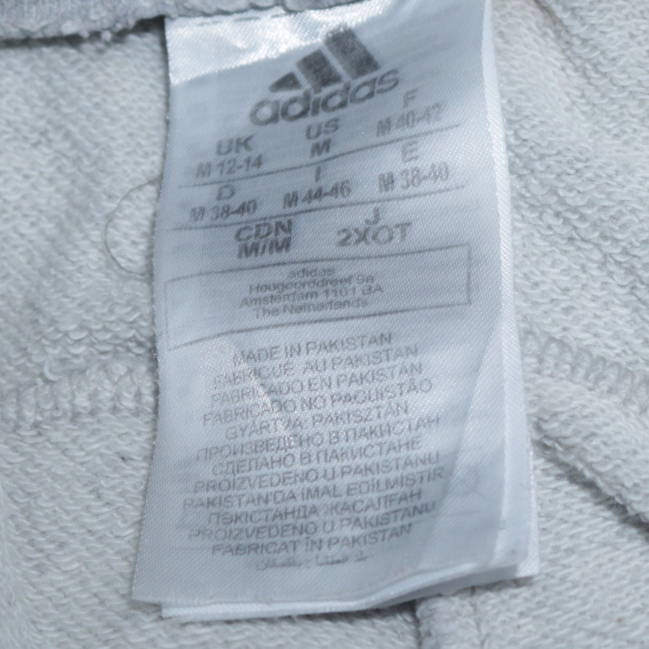 Womens UK Size M adidas Regular Fit Jogger Grey Trousers