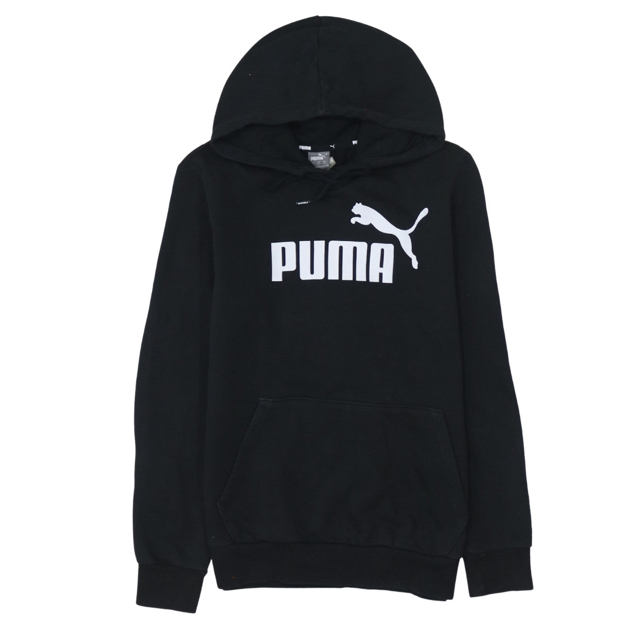 Mens UK Size XS PUMA Black Pullover Hoodie