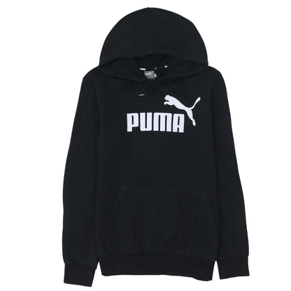 Mens UK Size XS PUMA Black Pullover Hoodie
