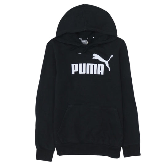Mens UK Size XS PUMA Black Pullover Hoodie
