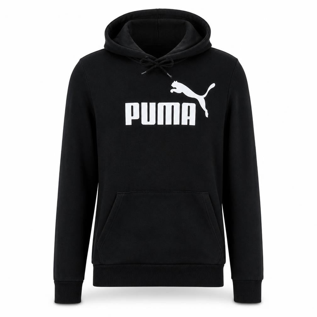 Mens UK Size XS PUMA Black Pullover Hoodie