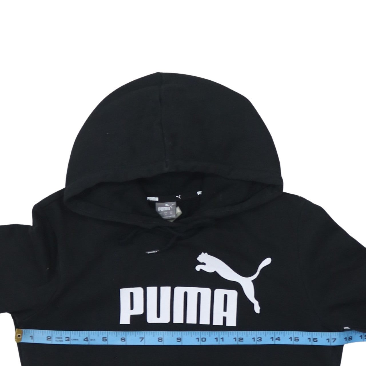 Mens UK Size XS PUMA Black Pullover Hoodie